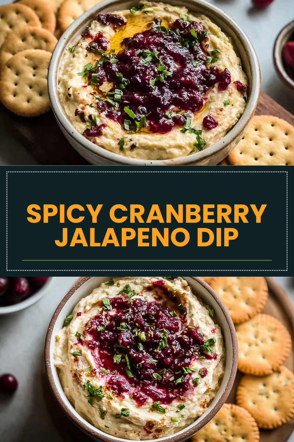 Spicy Cranberry Jalapeno Dip