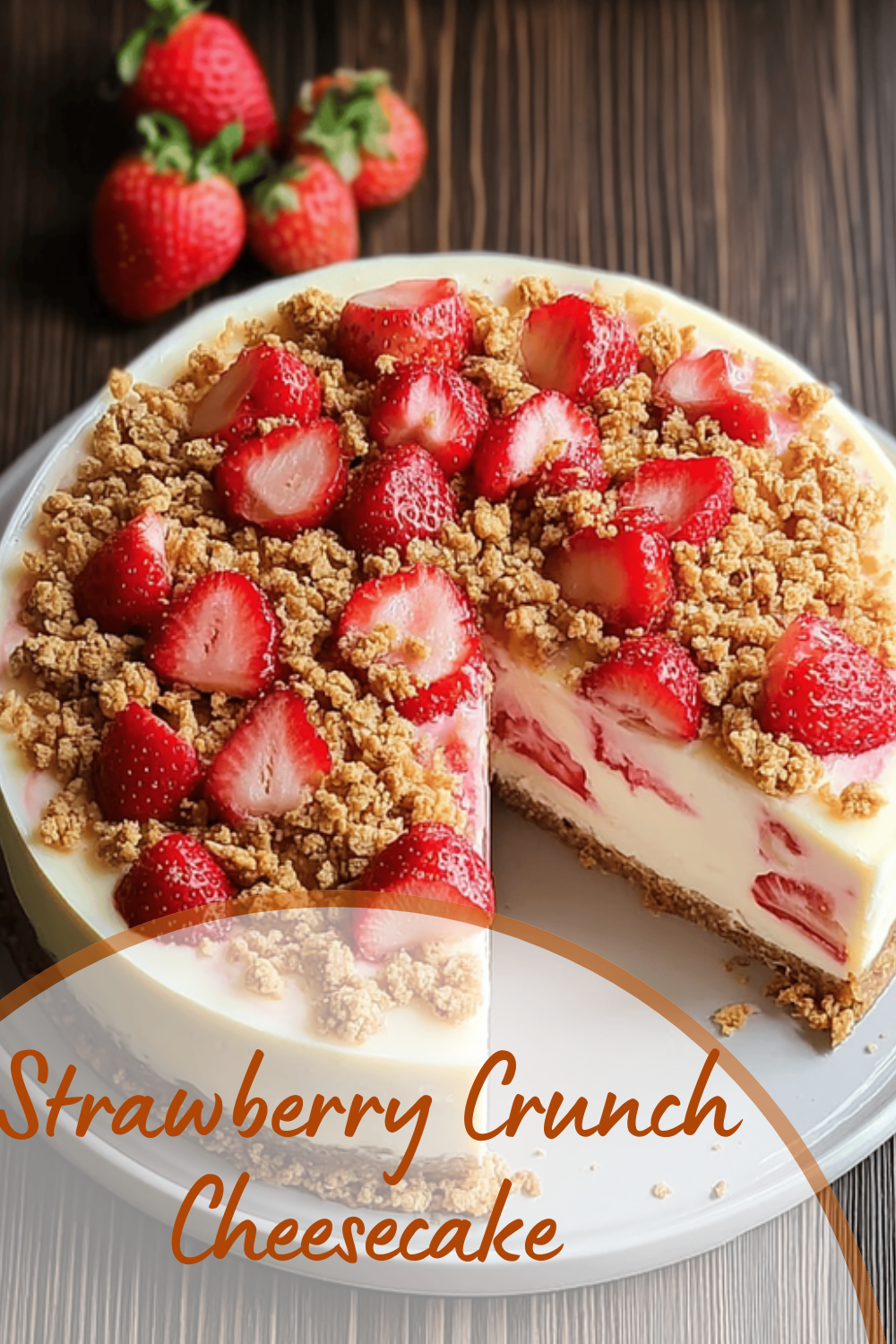 Strawberry Crunch Cheesecake