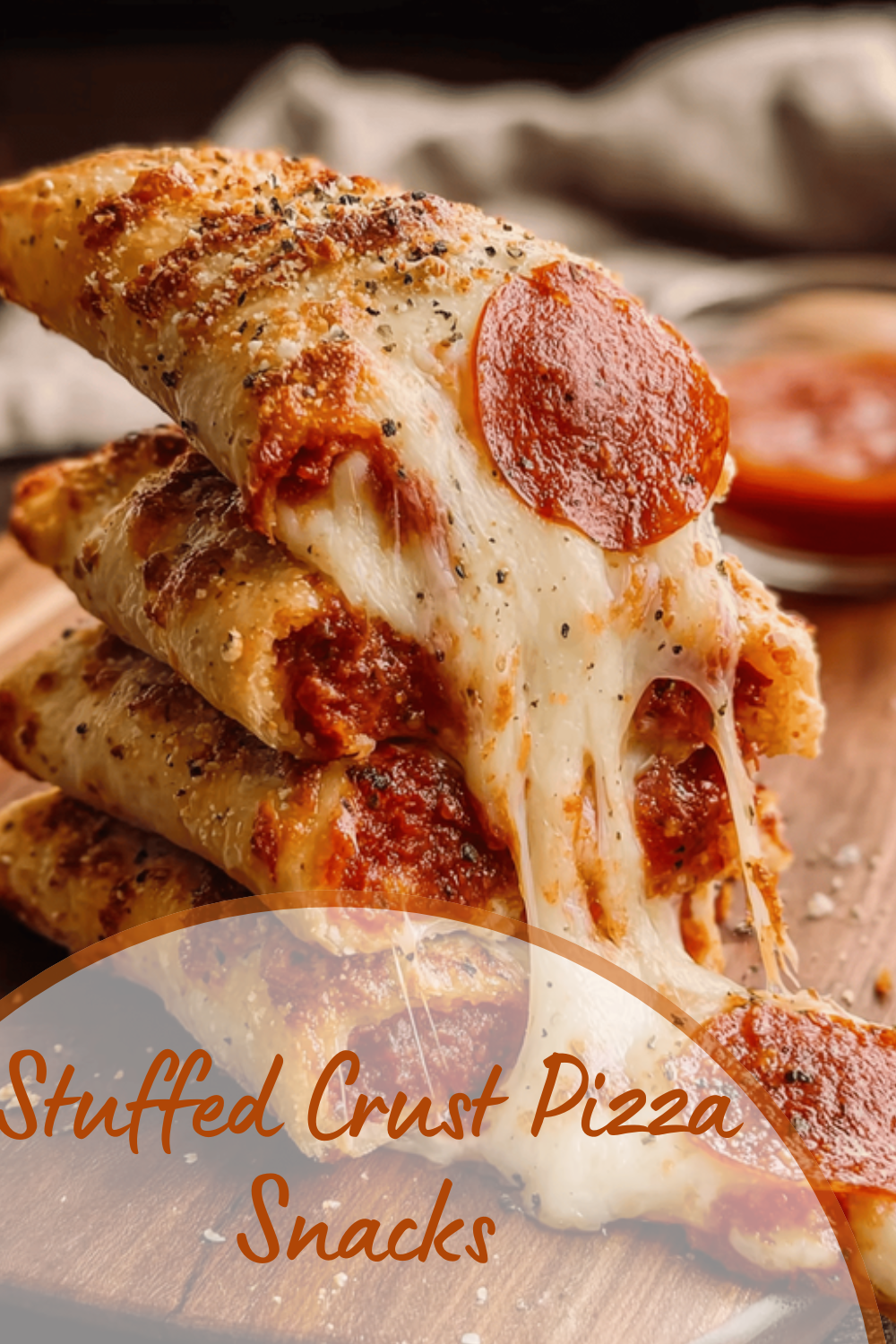 Stuffed Crust Pizza Snacks