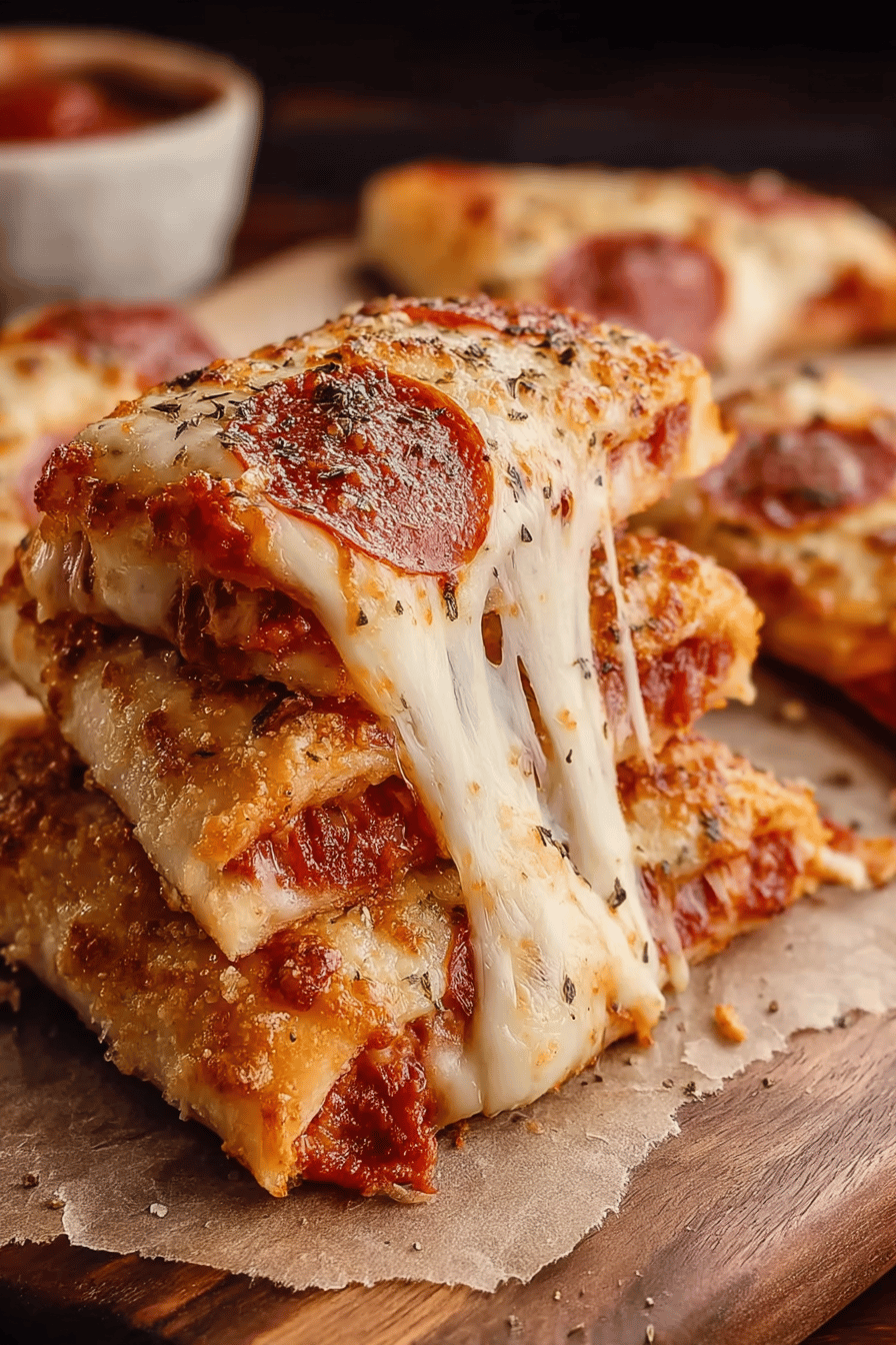 Stuffed Crust Pizza Snacks