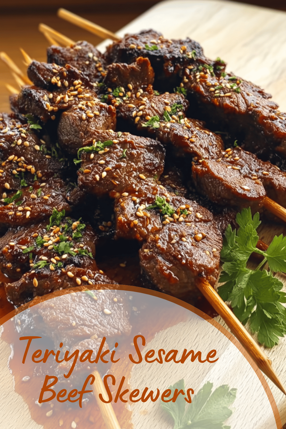Teriyaki Sesame Beef Skewers