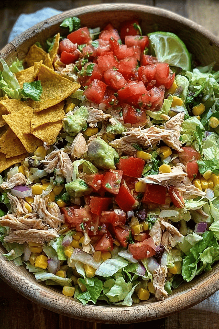 Tex Mex Taco Chicken Salad