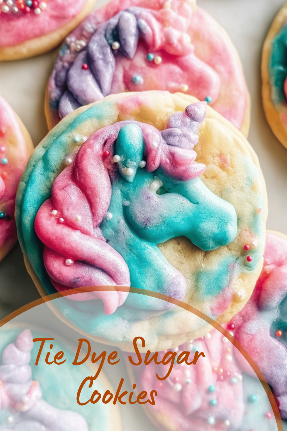 Tie Dye Sugar Cookies