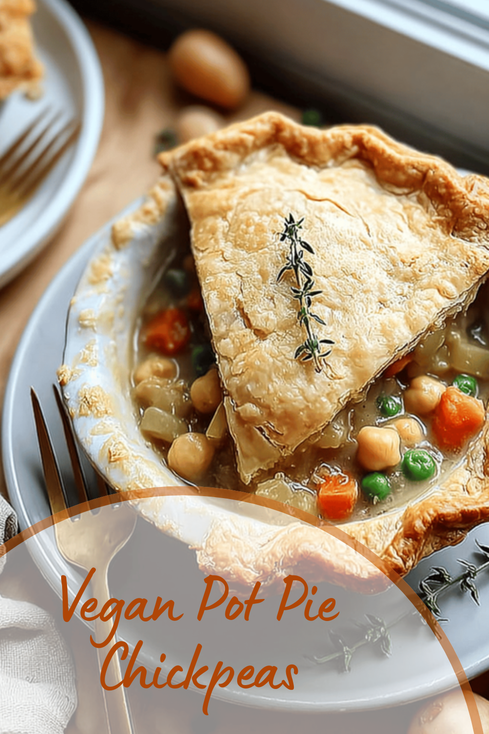 Vegan Pot Pie Chickpeas