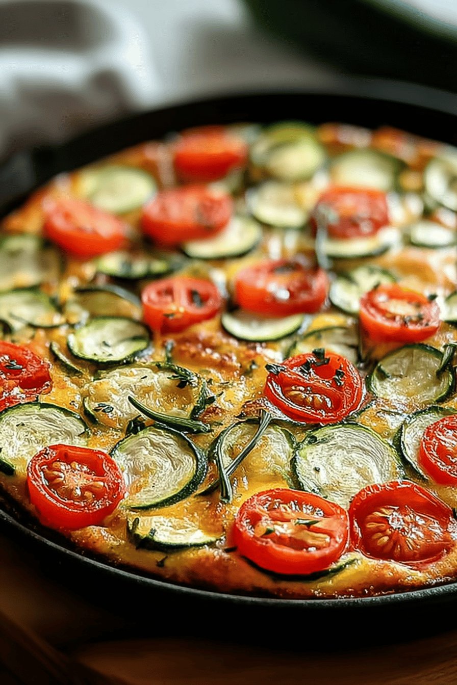 Zucchini Tomato Frittata