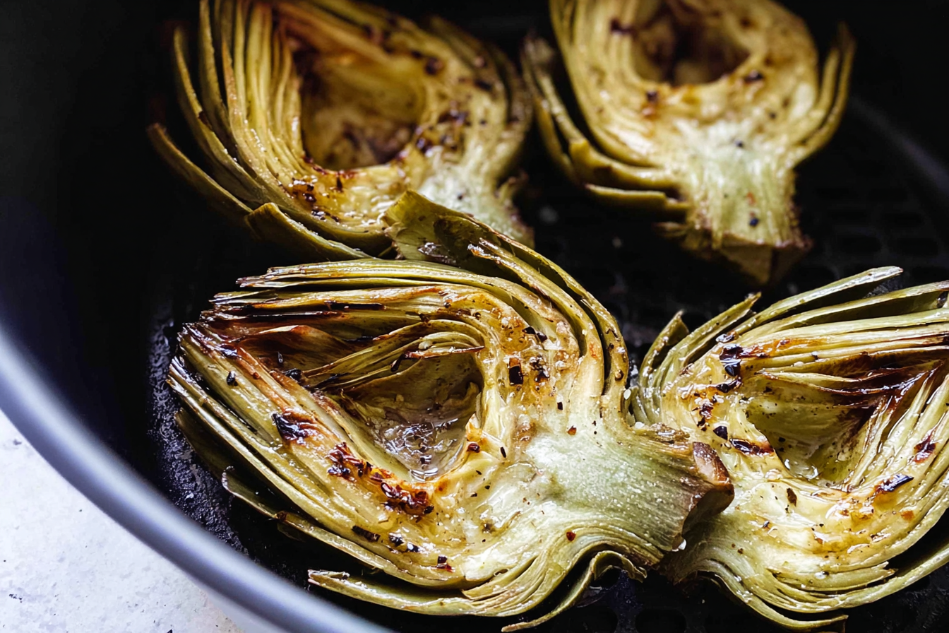 Air Fryer Artichokes