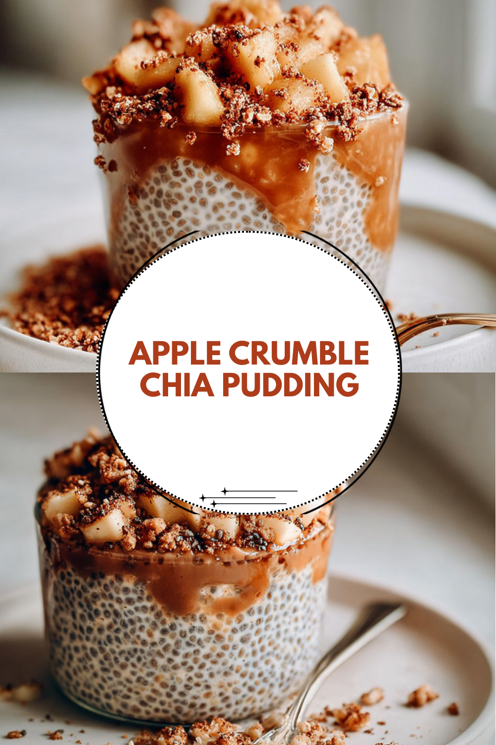 Apple Crumble Chia Pudding