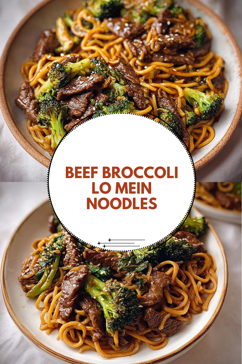 Beef Broccoli Lo Mein Noodles