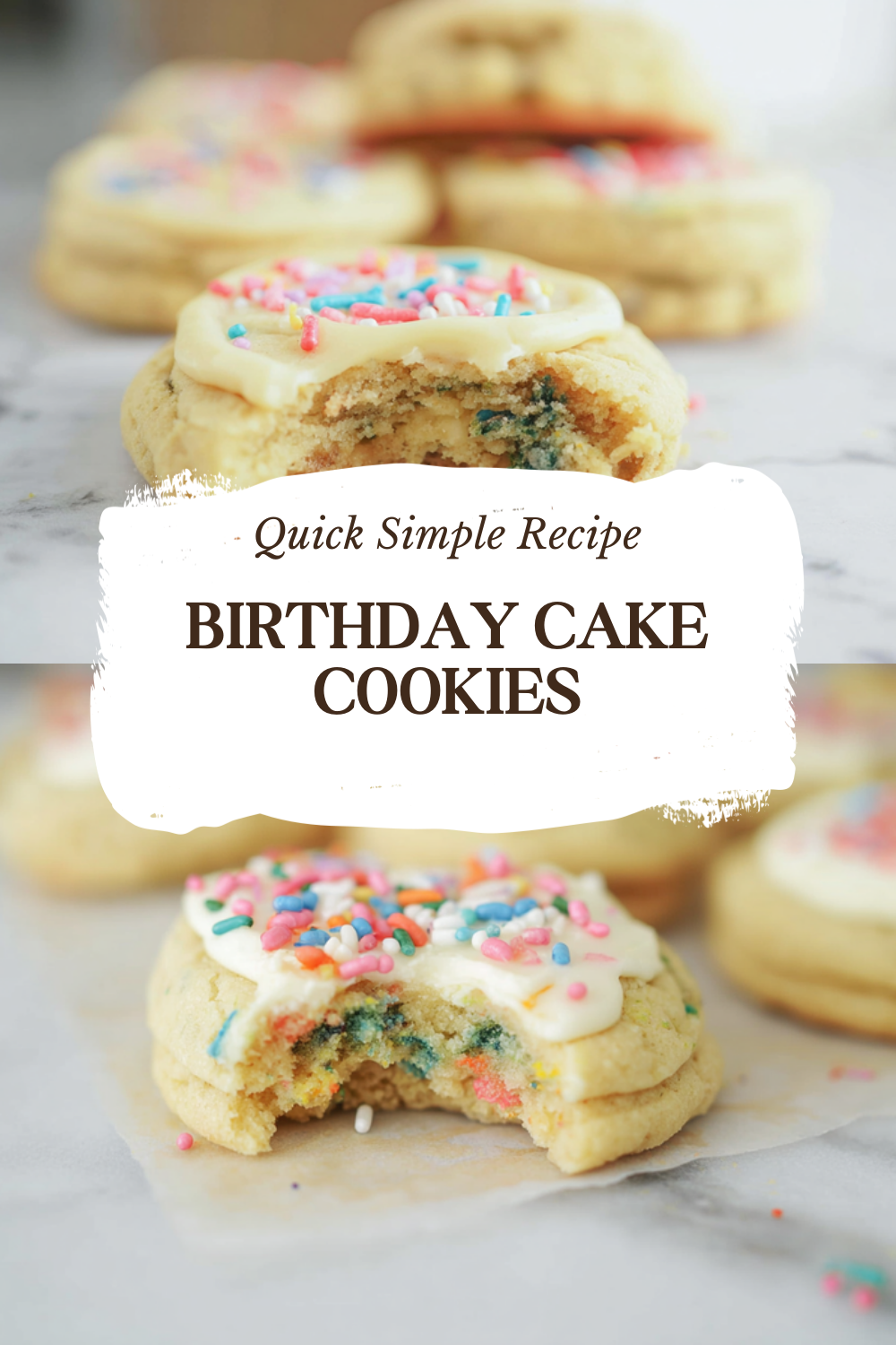 Birthday Cake Cookies