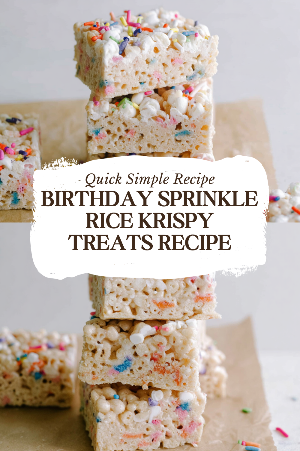 Birthday Sprinkle Rice Krispy Treats Recipe