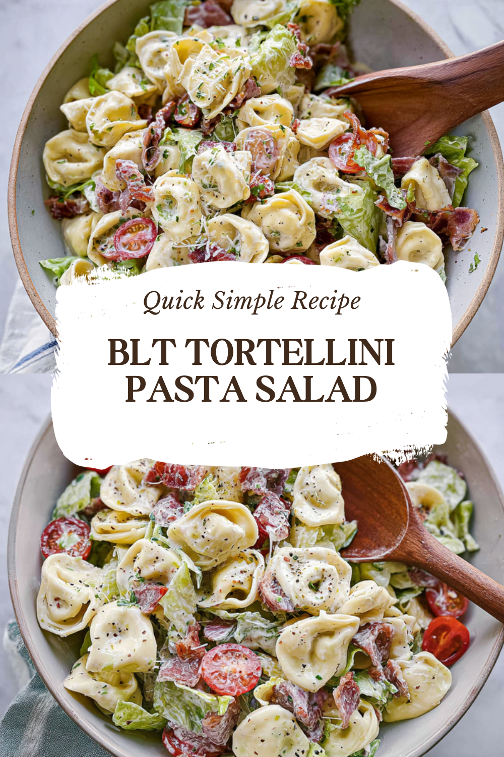 Blt Tortellini Pasta Salad