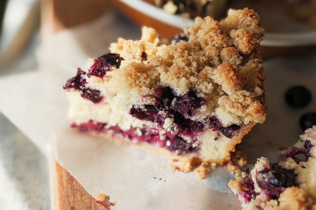 Blueberry Buckle Cake