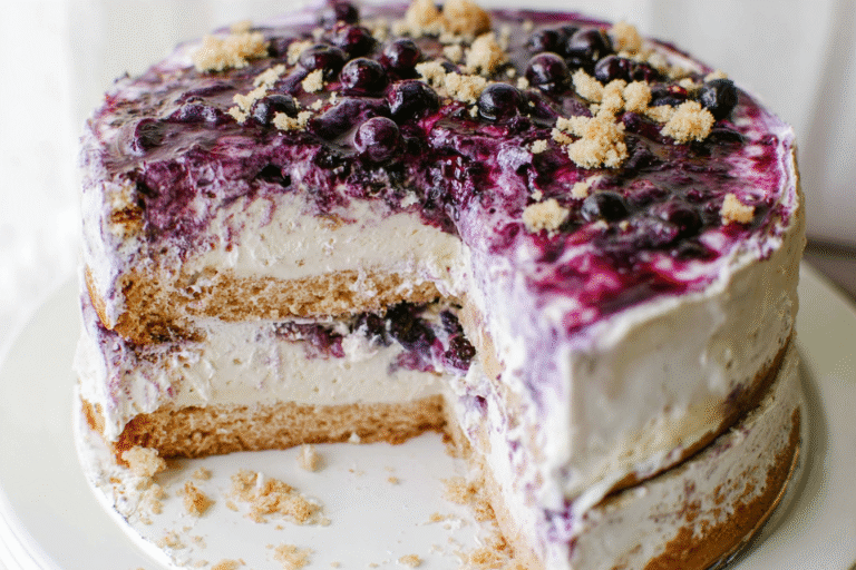 Blueberry Cheesecake Cake 90.Png