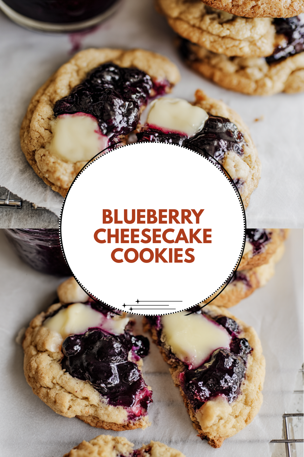 Blueberry Cheesecake Cookies