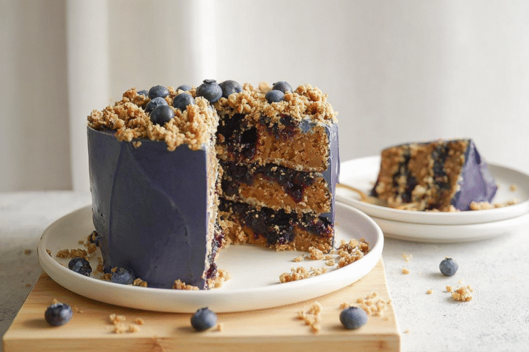 Blueberry Crisp Cake 23.Png