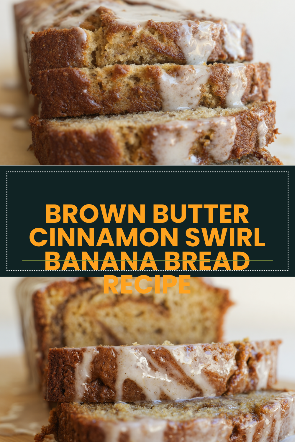 Brown Butter Cinnamon Swirl Banana Bread Recipe