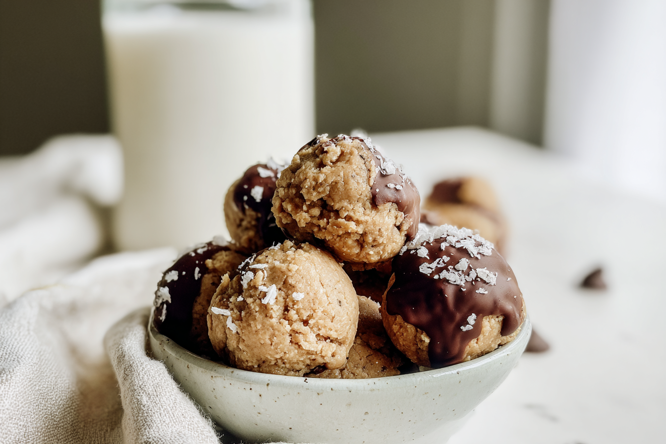 Brown Butter Cookie Dough Bites