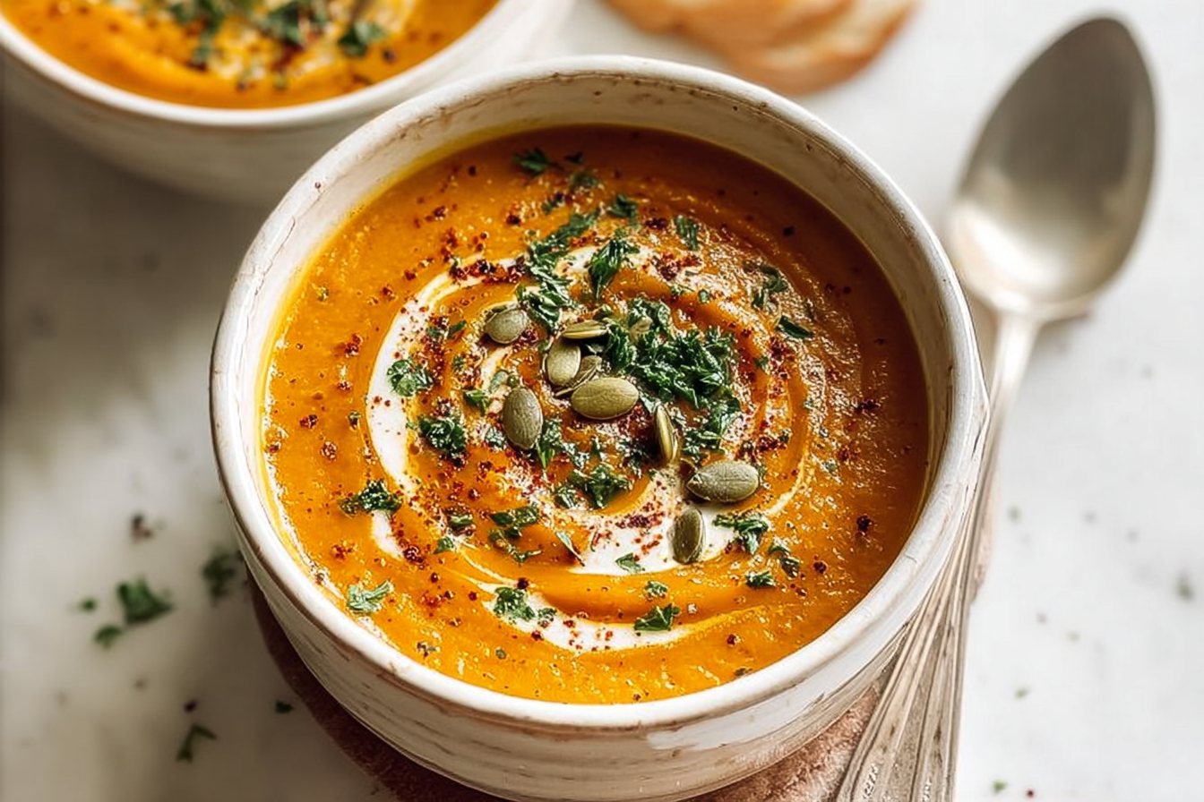 Carrot Ginger Butternut Soup Recipe For A Cozy Comfort Meal 6 Butternut Squash Carrot Ginger Soup
