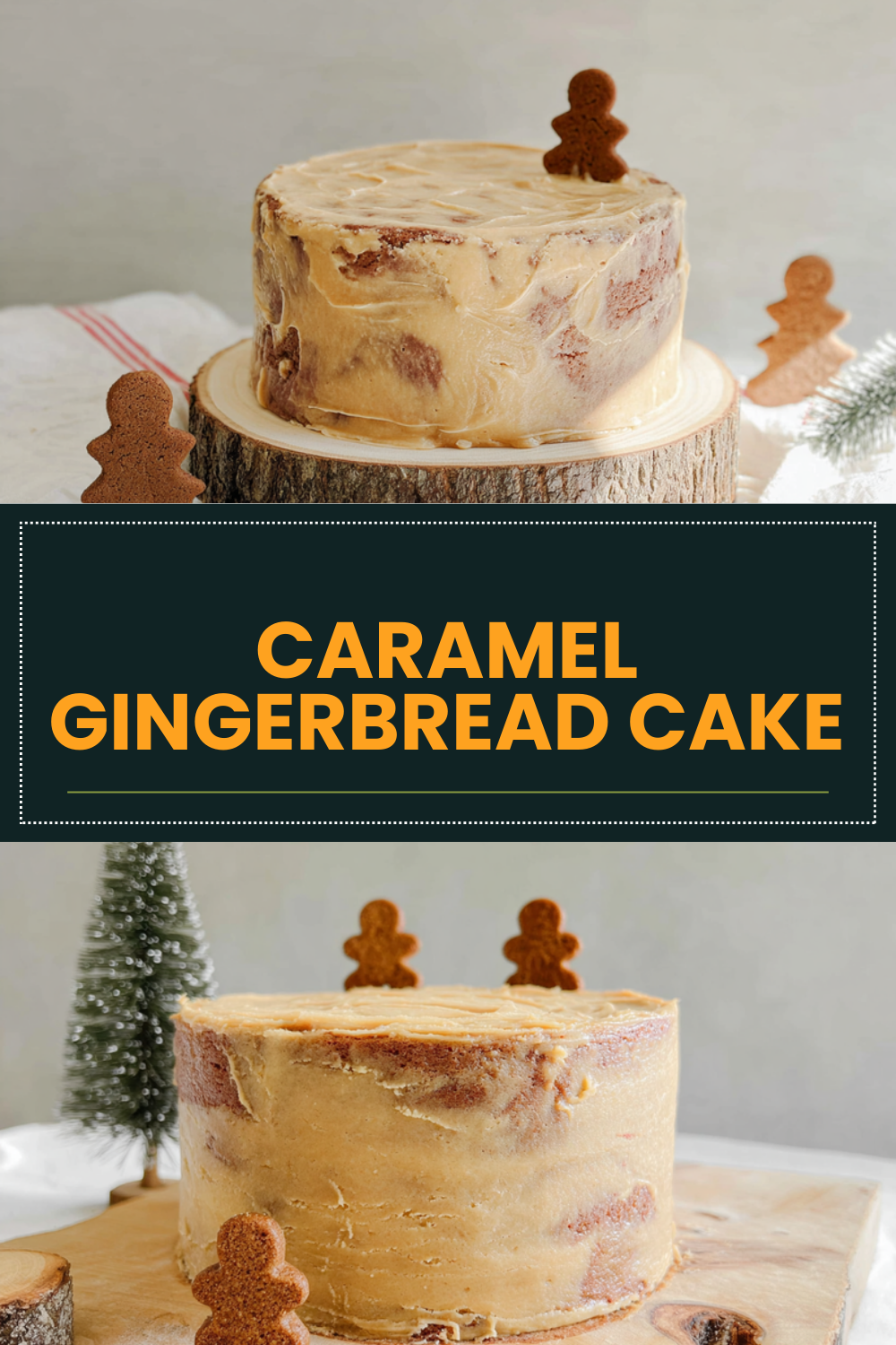 Caramel Gingerbread Cake