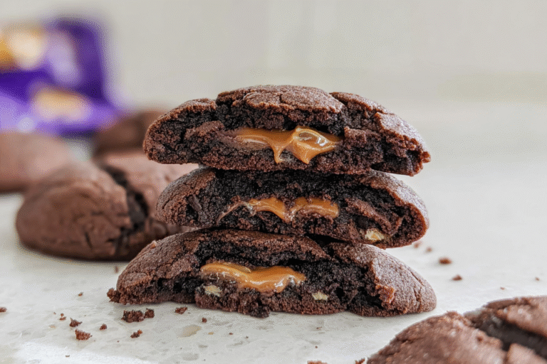 Caramel Stuffed Chocolate Cookies 12.Png