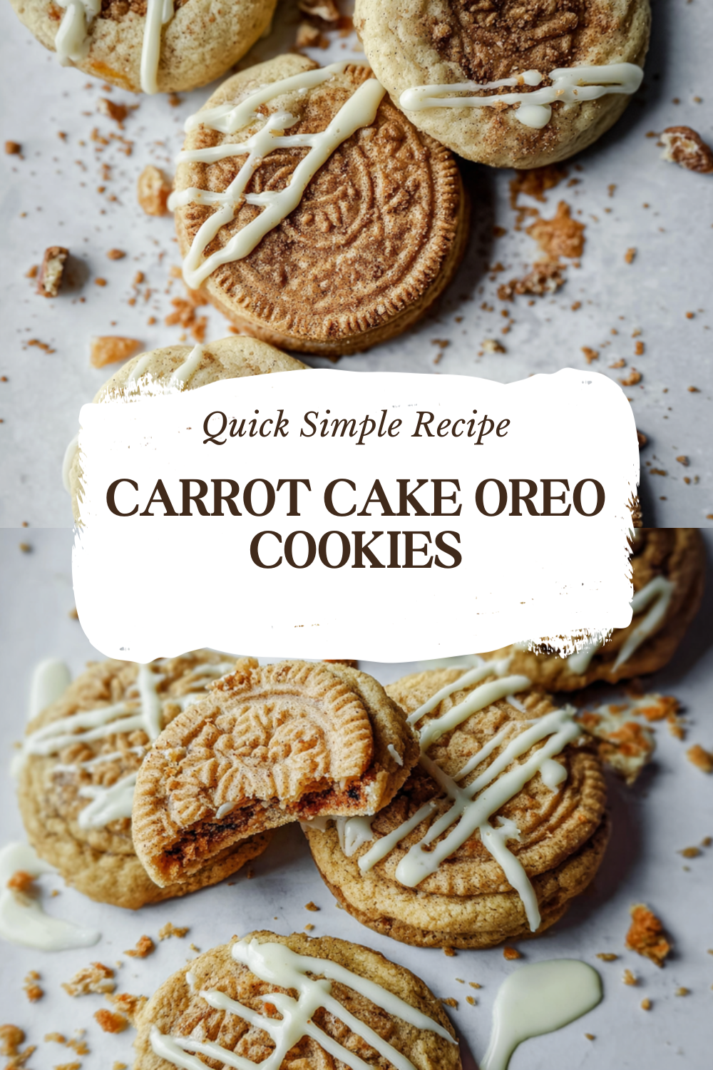 Carrot Cake Oreo Cookies