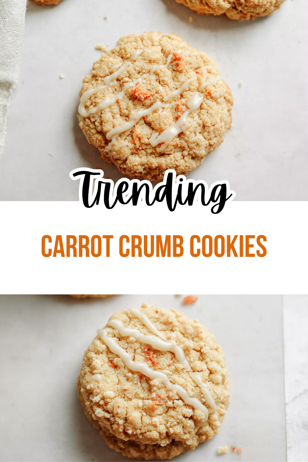 Carrot Crumb Cookies