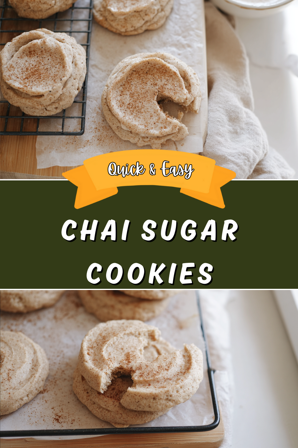 Chai Sugar Cookies