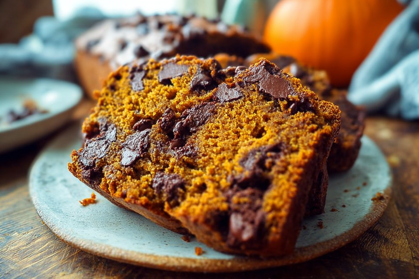 Chocolate Chip Pumpkin Bread