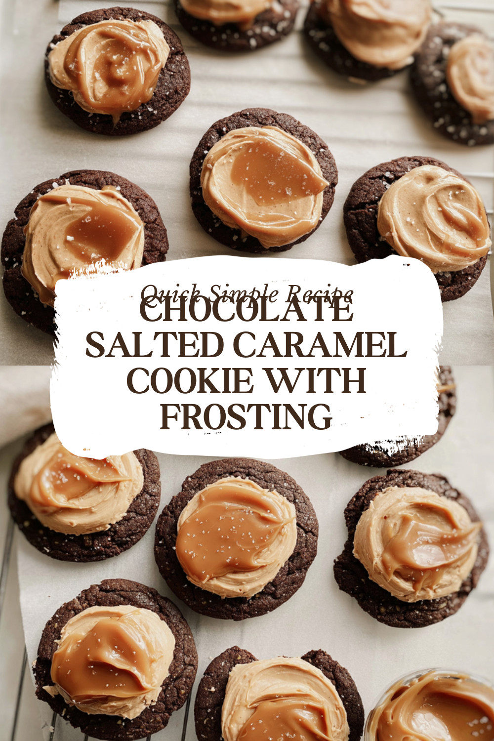 Chocolate Salted Caramel Cookie With Frosting