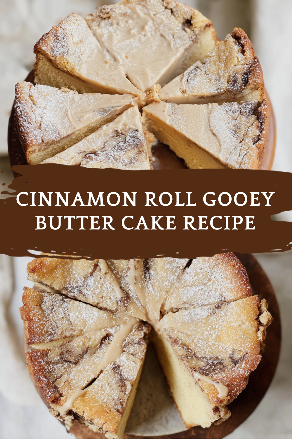 Cinnamon Roll Gooey Butter Cake Recipe