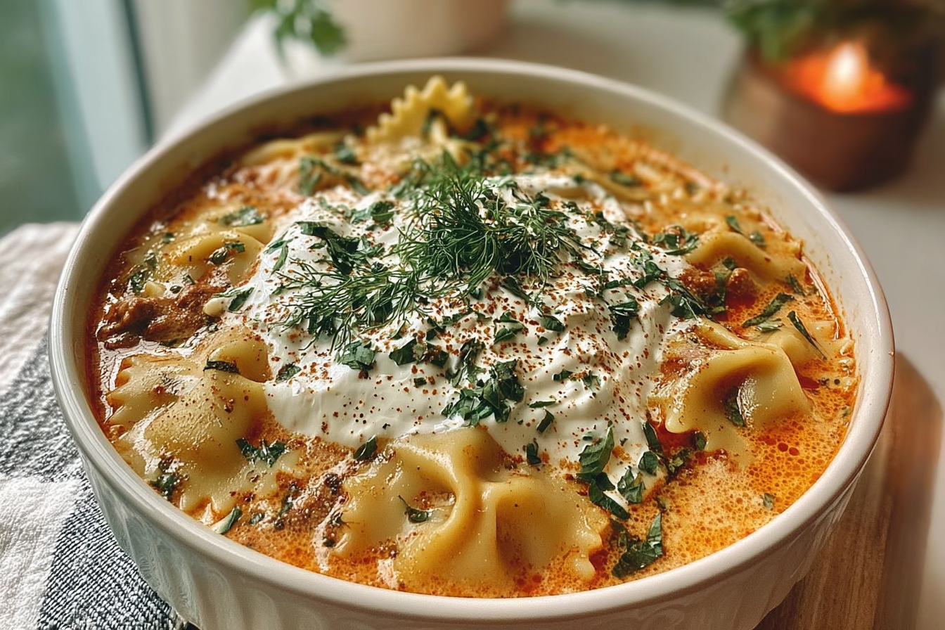 Creamy Lasagna Soup
