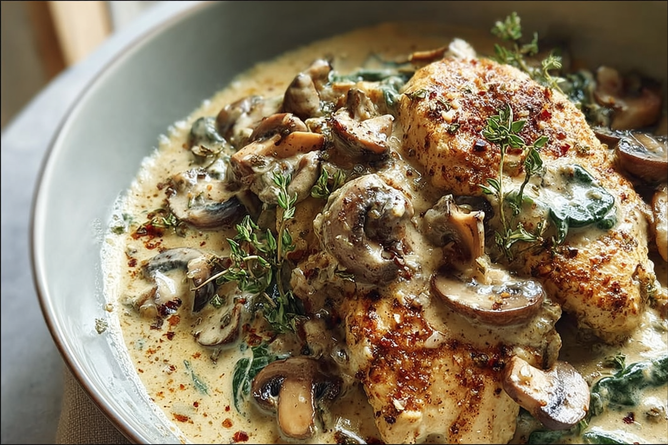 Creamy Mushroom Chicken