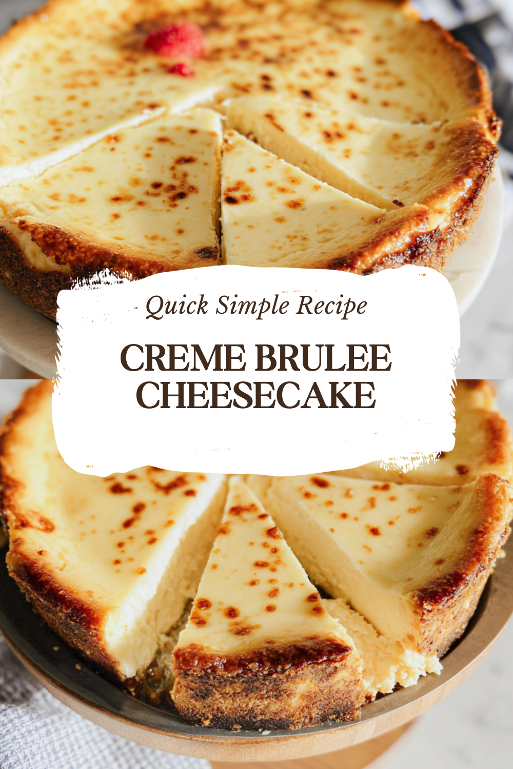 Creme Brulee Cheesecake