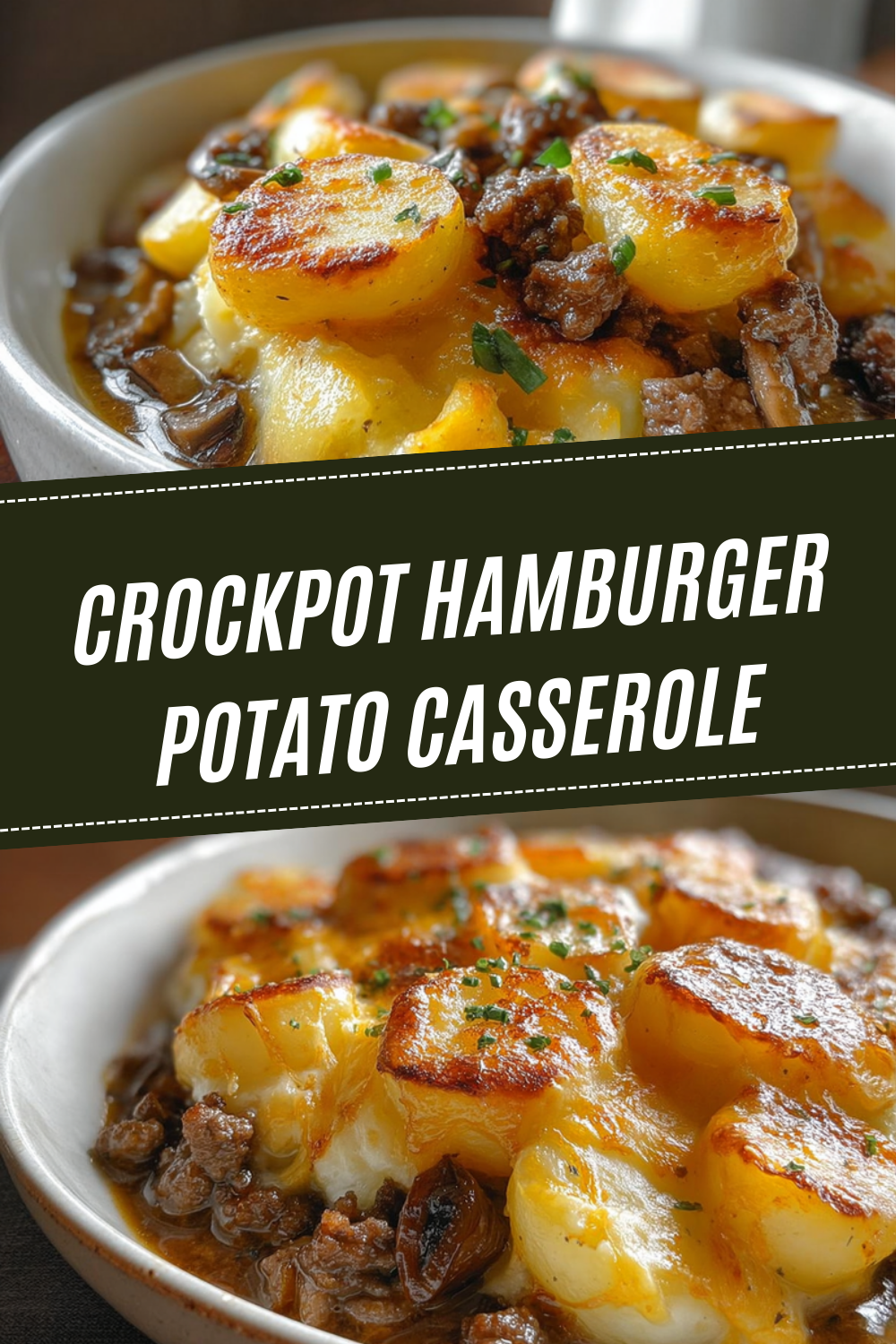 Crockpot Hamburger Potato Casserole