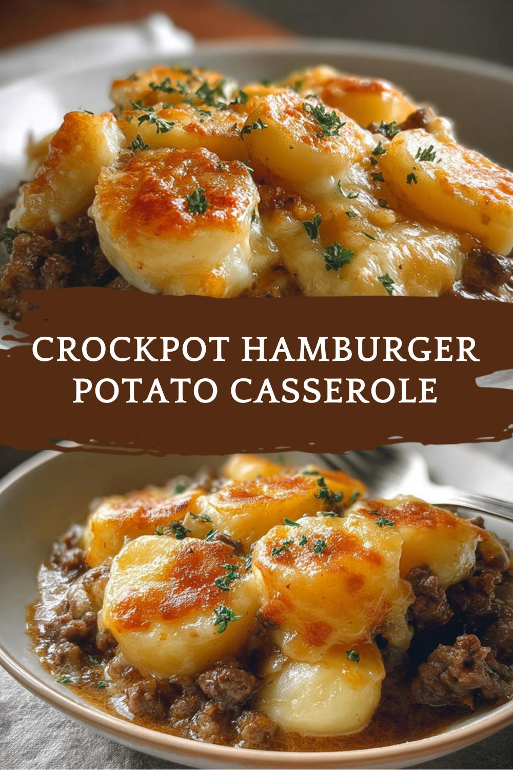 Crockpot Hamburger Potato Casserole