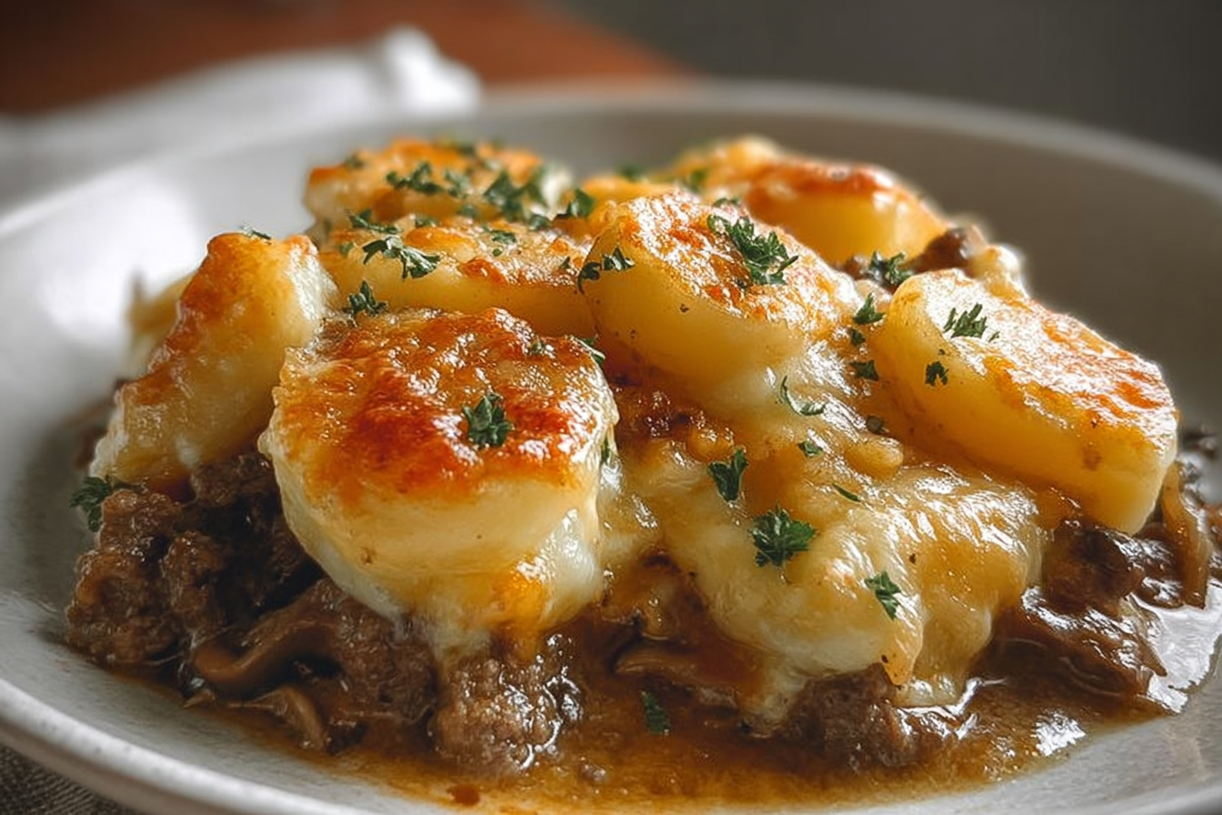 Crockpot Hamburger Potato Casserole