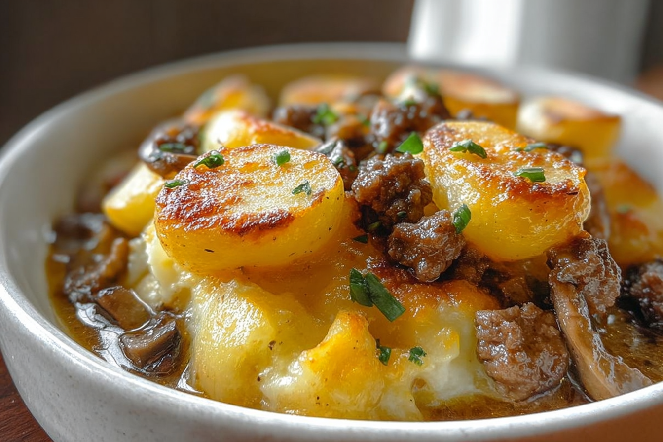 Crockpot Hamburger Potato Casserole