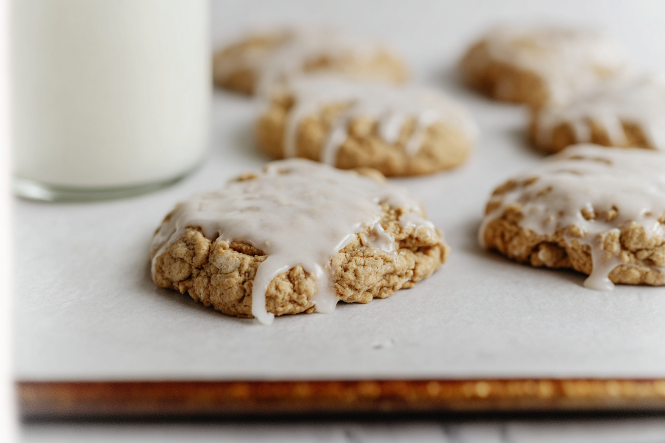 Crumbl Iced Oatmeal Cookies Recipe