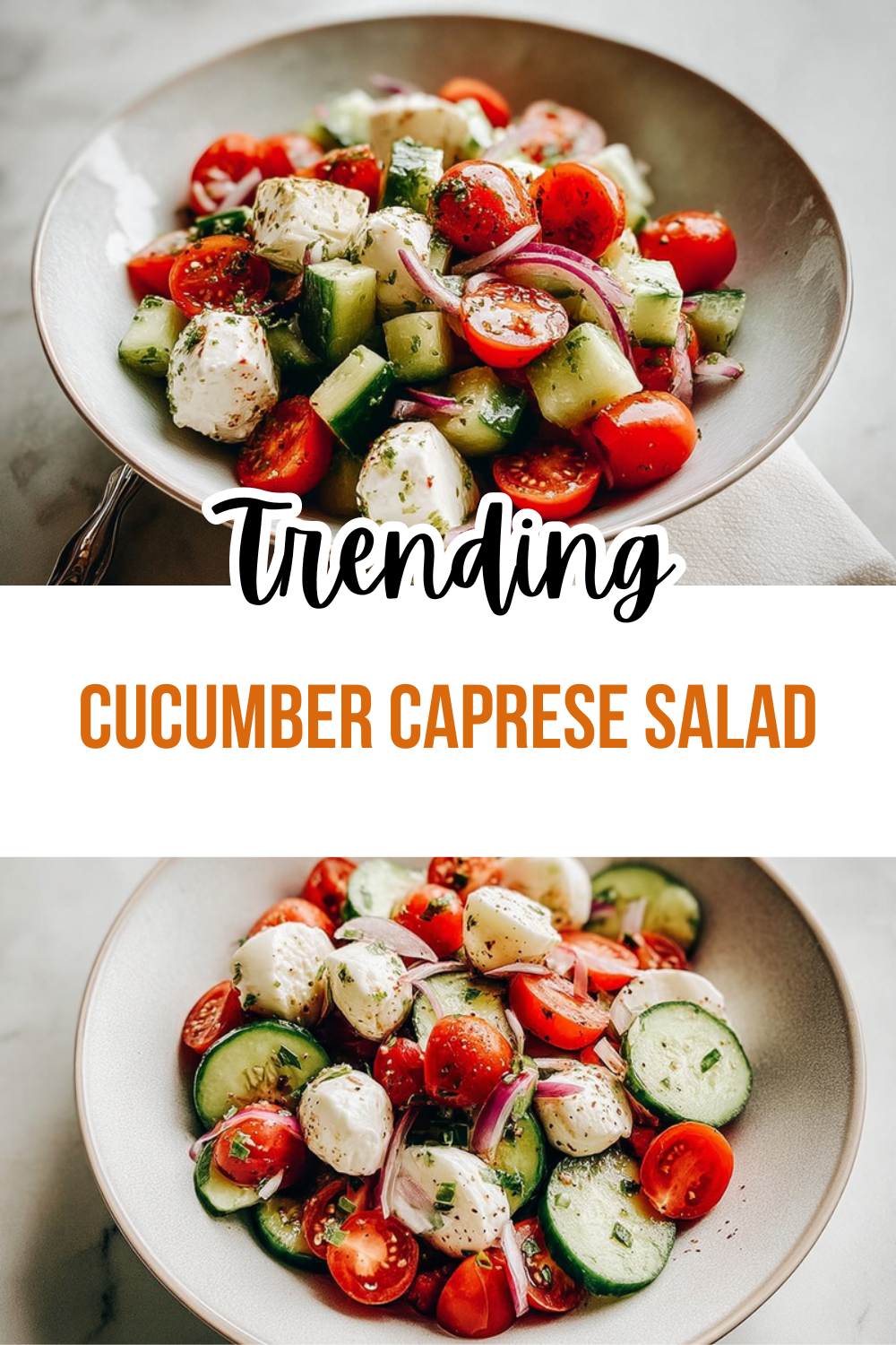 Cucumber Caprese Salad Fresh Twist With Tomatoes And Mozzarella 7 Cucumber Caprese Salad
