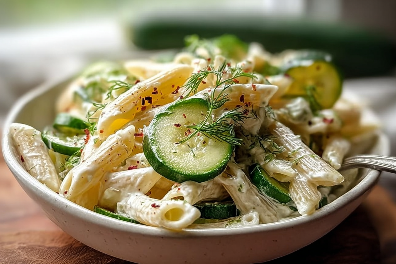 Cucumber Pasta Salad
