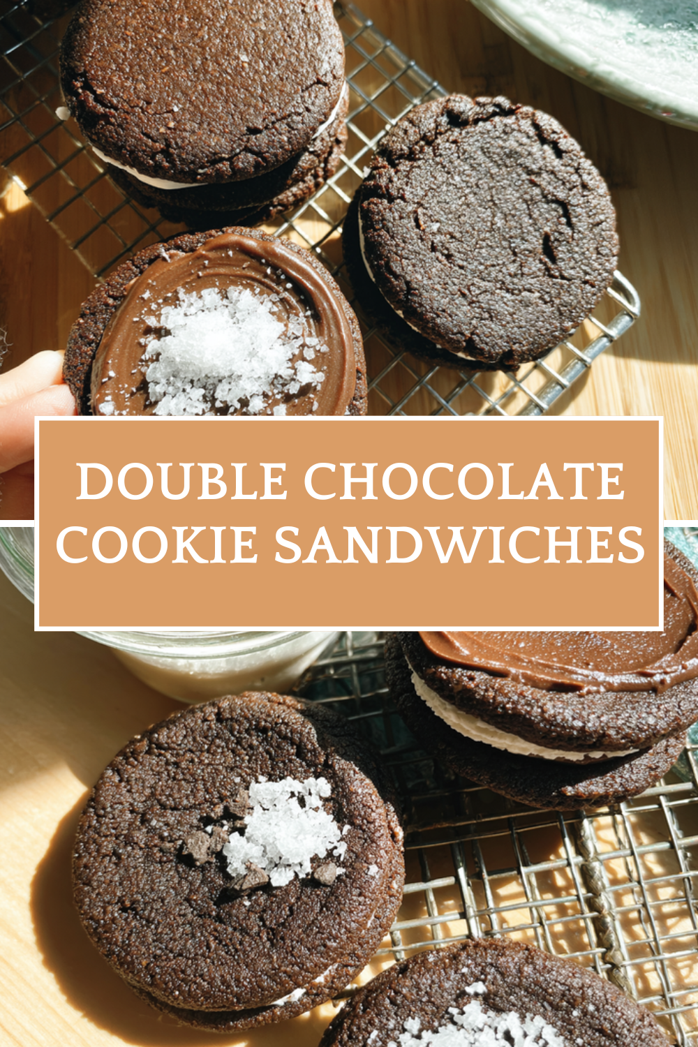 Double Chocolate Cookie Sandwiches