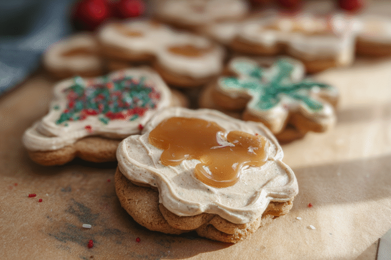 Frosted Caramel Gingerbread Cookies 36.Png
