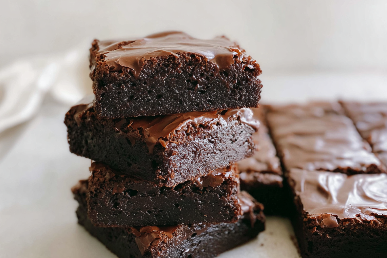 Fudgy Lunch Lady Brownies