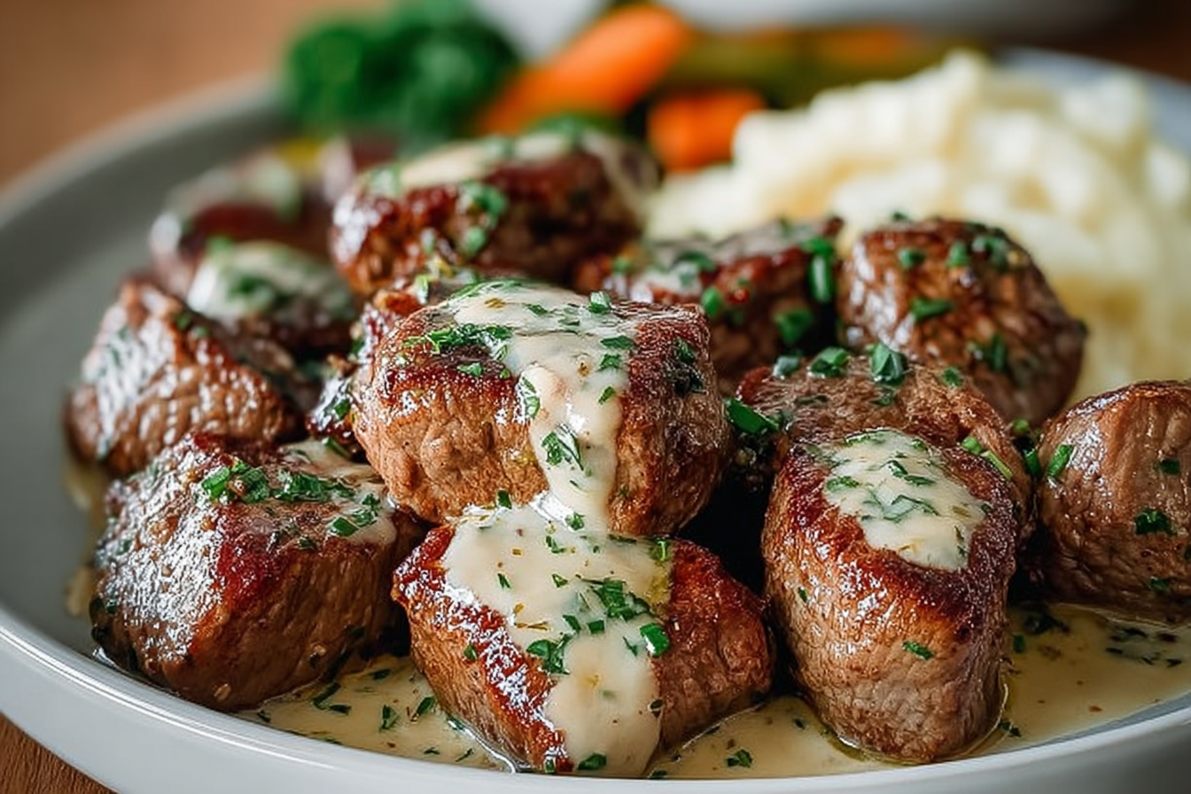 Garlic Butter Steak Bites