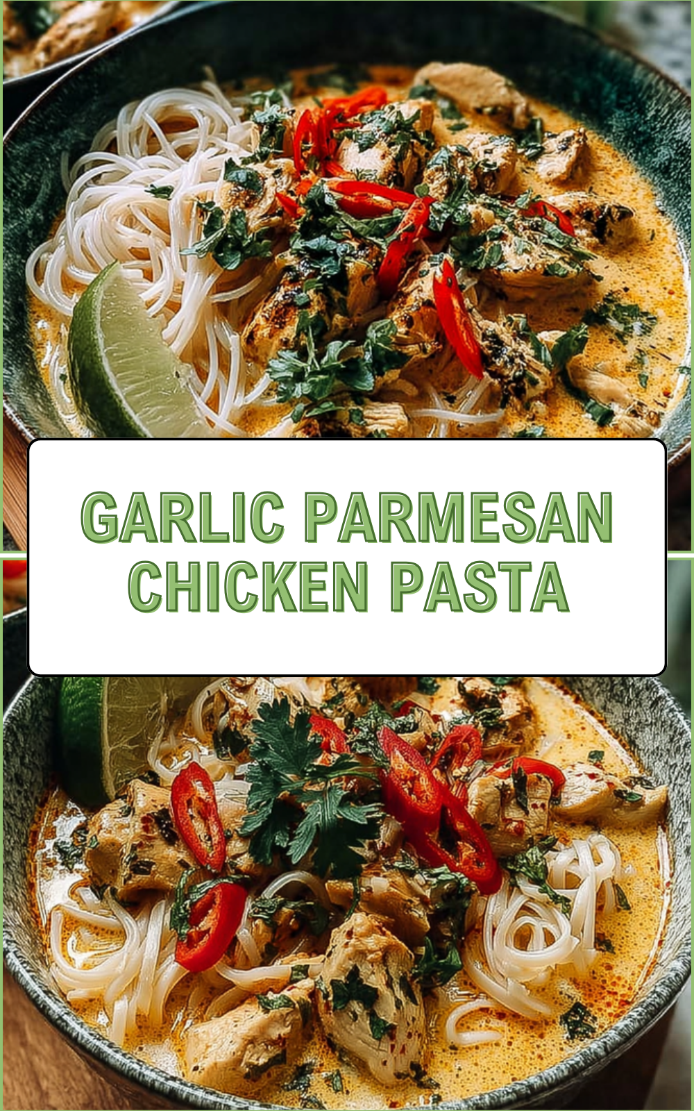 Garlic Parmesan Chicken Pasta