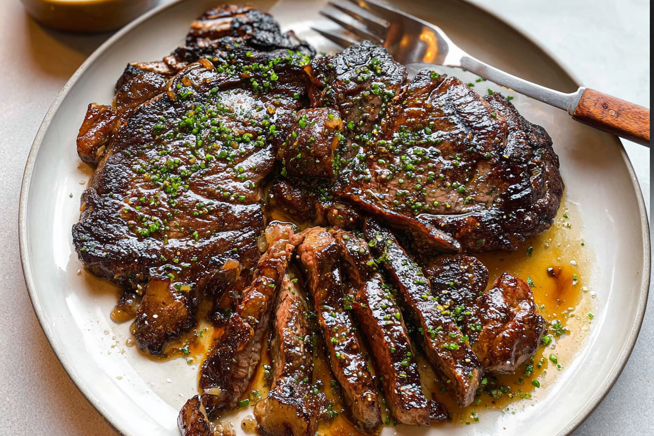 Grilled Bourbon Steak