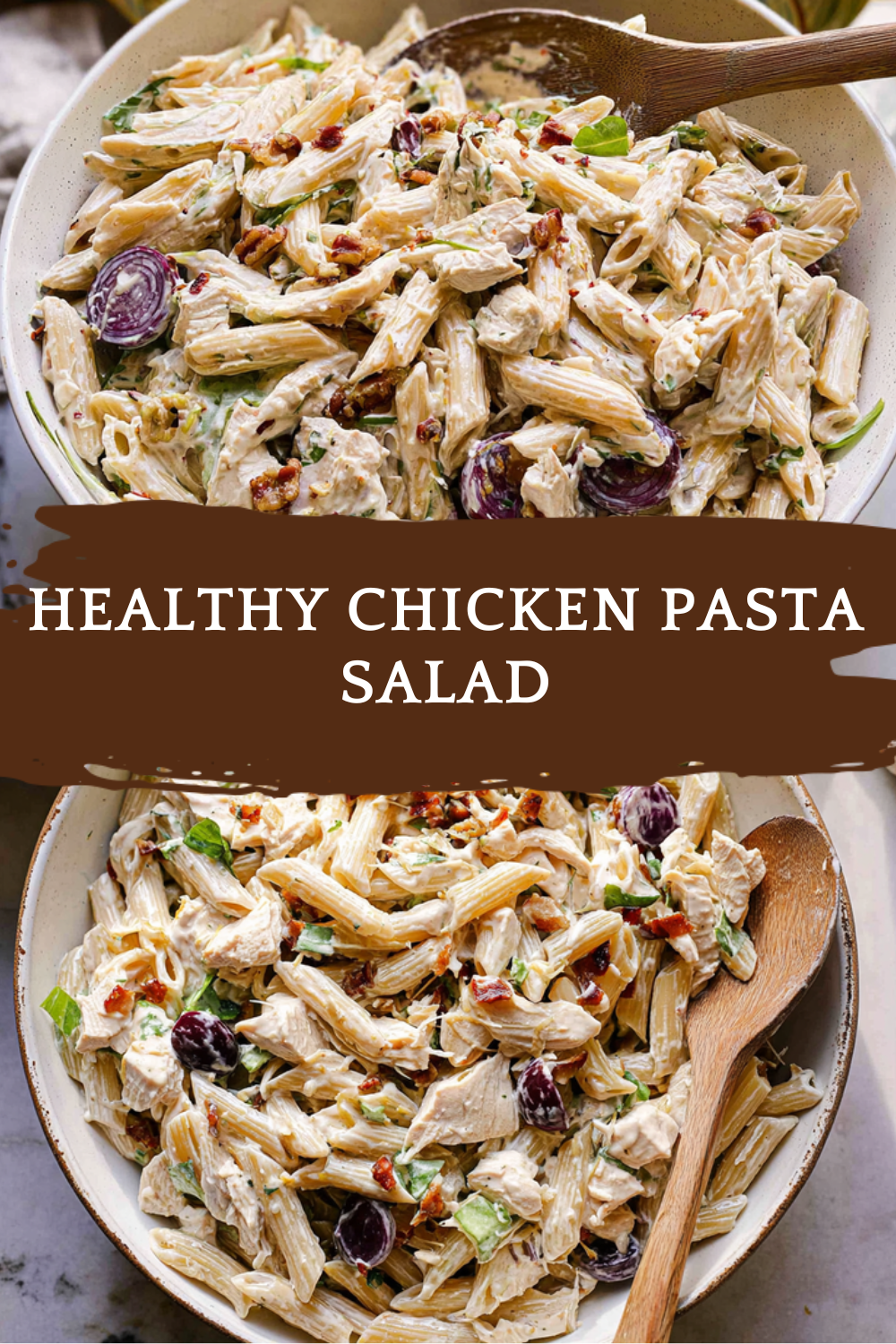 Healthy Chicken Pasta Salad