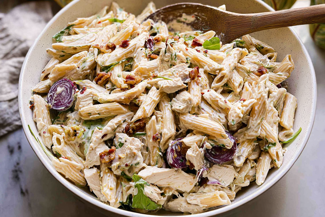 Healthy Chicken Pasta Salad