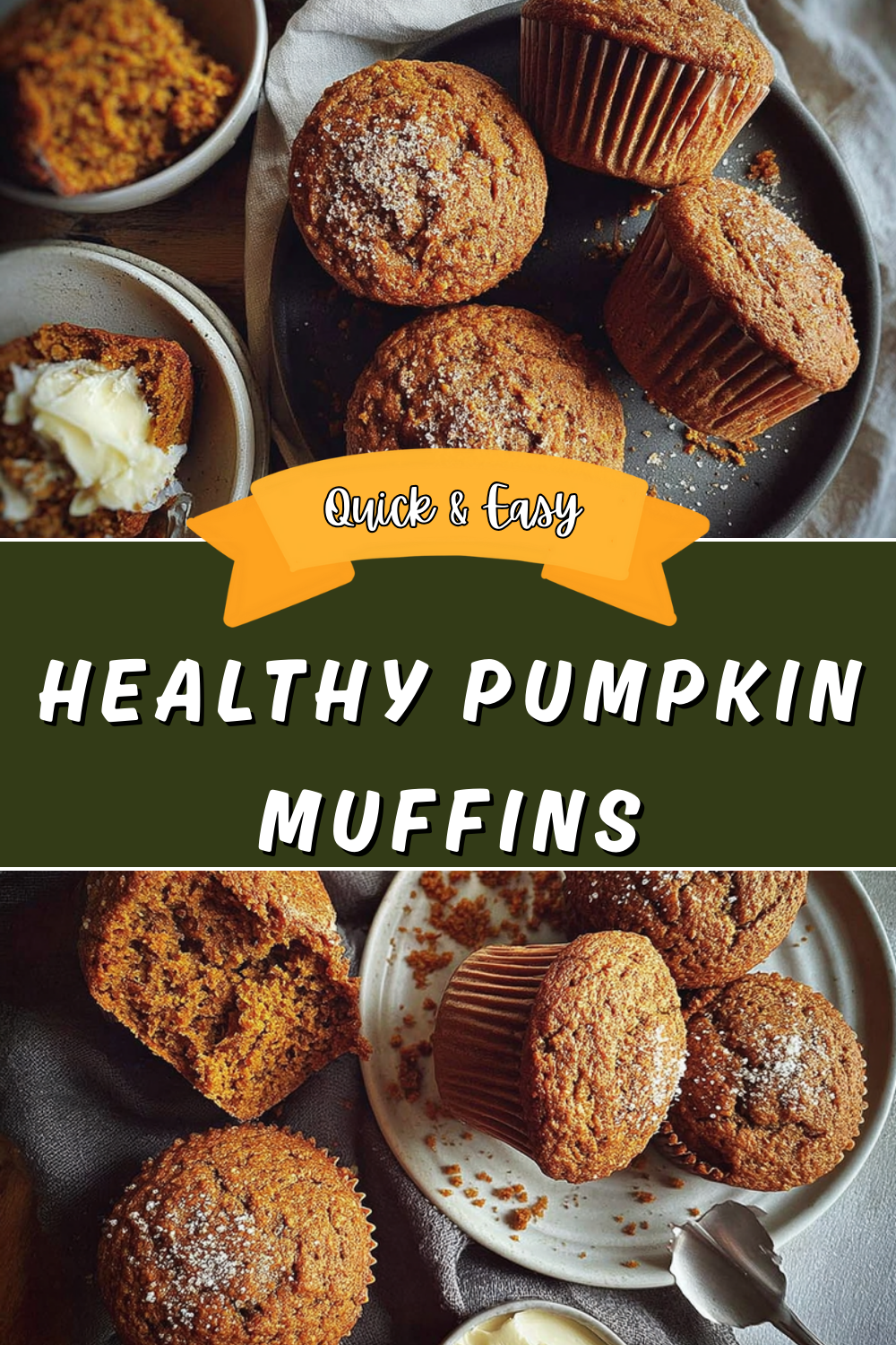 Healthy Pumpkin Muffins