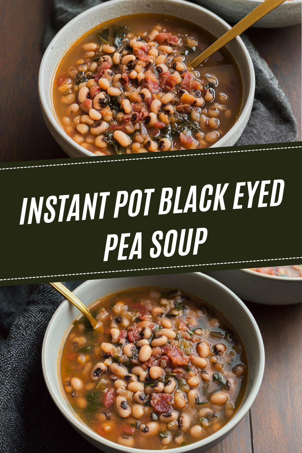 Instant Pot Black Eyed Pea Soup